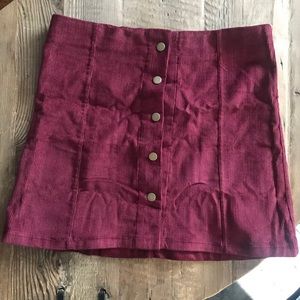 Corduroy Skirt
